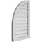 Ekena Millwork Quarter Round Top Left Surface Mount PVC Gable Vent w/ 2"W x 2"P Brickmould Sill Frame, 20"W x 32"H GVPQL20X3203SF - alternate 5